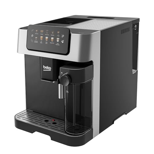 Beko Bean to Cup Coffee Espresso Machine CaffeExperto CEG7304X | Milk Jug | Colour Touch Screen Panel | 19 Bar Pressure, 2 Coffee Nozzles | Fully Automatic, Silver