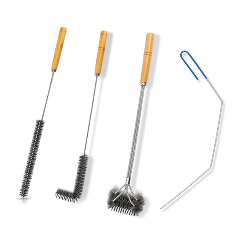 UDSKNV[KSL Fryer Cleaning Tools Set of 4 Stainless Steel Baskets Brushes, Air Fryer Deep Fryer Cleaning Brush Kit