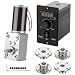 Sabary 6 Piece 12v 12rpm Dc Worm Gear Motor Kit with 20a Pwm Speed Controller for Forward and Reverse Control, High Torque Self-Locking Motor for DIY Automation, Robotics(Digital Display Controller)