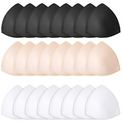 Yolev 12 Paar BH Einlagen Einsätze Atmungsaktive Bh Pads Sport BH-Push Up BH-Polster Einlagen Wiederverwendbar Damen Sport Cups