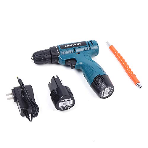 12V Akku-Bohrschrauber Bohrmaschine Akkuschrauber Set – Bild 3