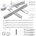 Hisencn Grill Replacement Parts for Charbroil Advantage Series 4 Burner 463344015 463432215 463240015 463343015 Gas Grills 3 Burner 463436815 Grill Burner Heat Plate Adjustable Crossover Tube