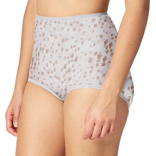 Culotte femme taille 6 anti-irritation blanche fleurie pour en finir avec les élastiques serrés