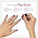 SUNUV Gel Nail Polish Kit with UV Light for Nails SUN2C 16 Colors Gel Polish Sets, Base and Top Coat with 8 PCS Manicure Tools Gift for Women