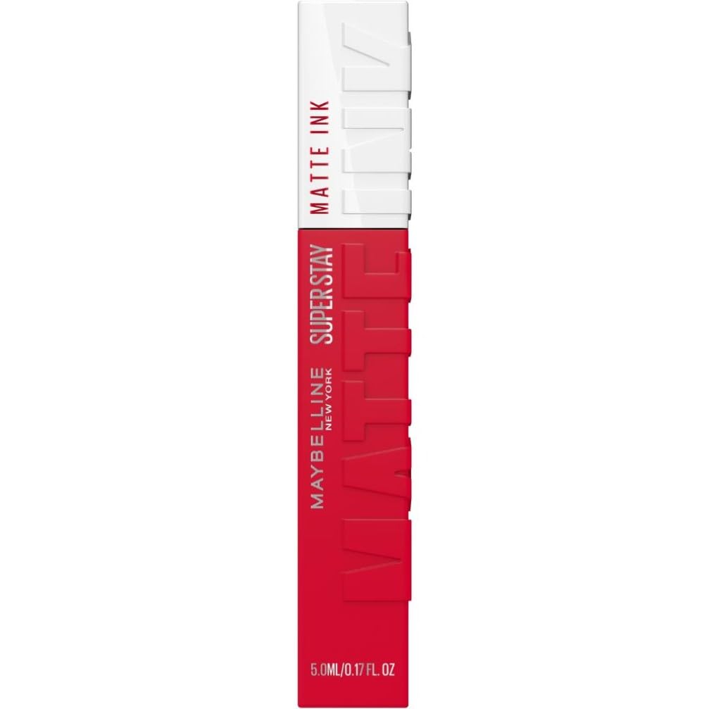Maybelline New York Tinta Labbra a Lunga Durata, Effetto Matte e Colore Intenso, Tenuta fino a 16 Ore, No Transfer e Senza Sbavature, SuperStay Matte Ink, Tonalità: (325), 5 ml