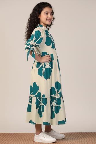Image of Fashion Dream Girl's Rayon Floral Printed Dress|Girls Dress|Western Dress|Casual Wear