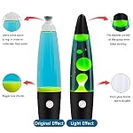 Green Magma Motion Lamp with Yellow Wax Flow in Blue Liquid for Kids Boys Girls Night Light for Home Room Office Decor Glitter Lamps Great Christmas Thanksgiving Day Present for Adults - Image 5