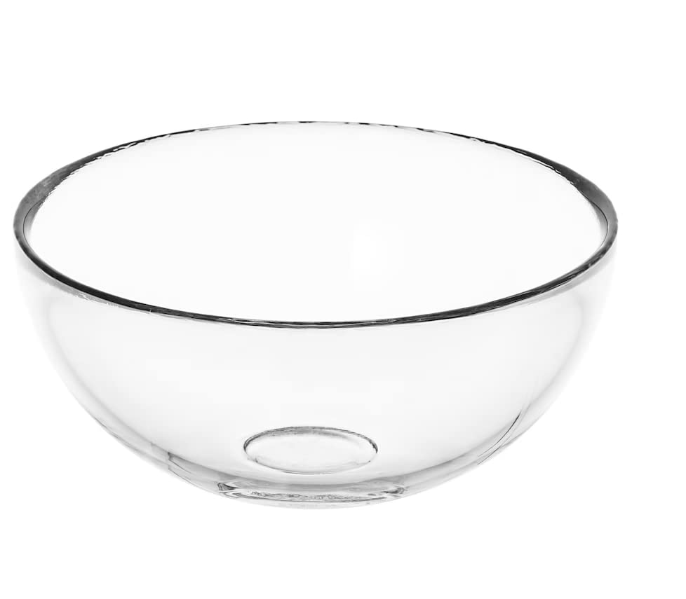 1CLIQKART BLANDA Serving Bowl, Clear glass12 cm (5 ")-Pack of 2 (12cm)