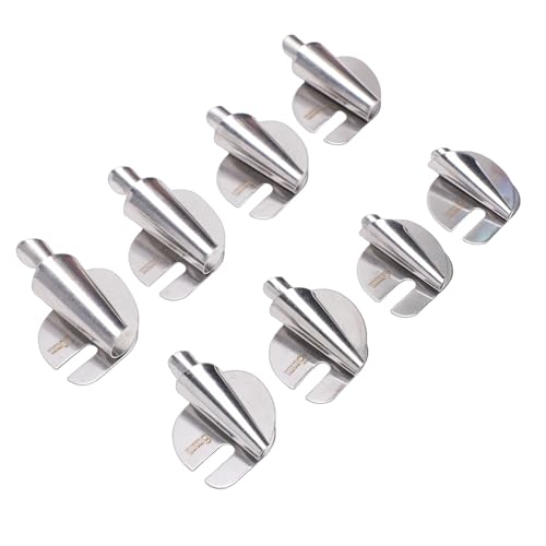 Set de 8 pies prensatelas para dobladillo enrollado de acero inoxidable miniatura 3