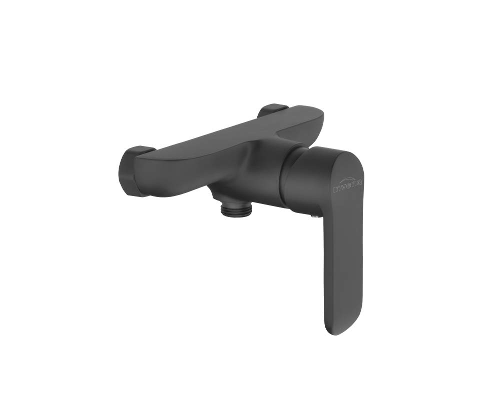 VBChome Grifo de ducha para lavabo, Grifo de fregadero, Tapon grifo, color negro, regulador de chorro, cartucho de cerámica, alta presión, monomando