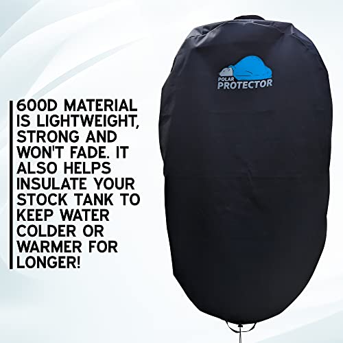 Polar Protector - 100 Gallon Oval Stock Tank Cover Ice