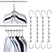 Giftol Space Saving Hangers Metal Hanger Magic Cascading Hanger Closet Clothes Organizer(20 Pack)