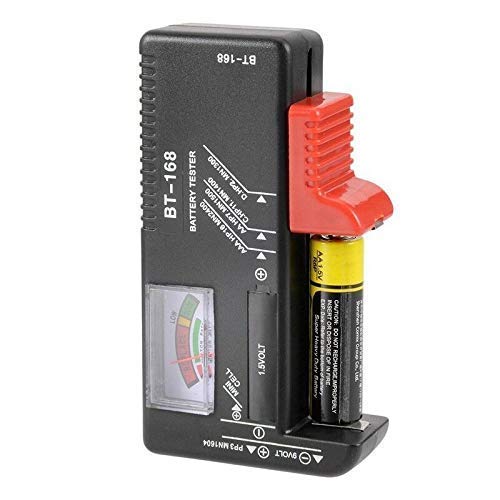 LOXBEE Universal Battery Tester Checker Load Test Volt Checker for AA/AAA/C/D 9-Volt Rectangular and Button Cell Batteries (B09C68GXBM) Amazon Price History, Amazon Price Tracker