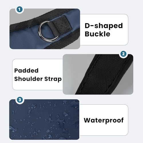 Image of Sling Bag, Crossbody Bag with Zipper Lock, RFID & Water Resistant for Women and Men Small Chest Bag for Travel Casual