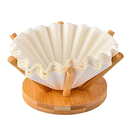 Bamboo Coffee Filter Rack with Sticks