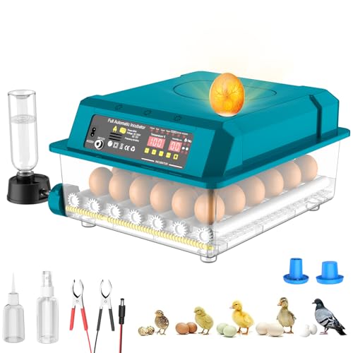 36 Huevos Incubadora De Huevo Automático, Incubadora De Huevo Automático, Retorno Automático, Control De Humedad, 5 Modos De Incubación, Sistema De Alarma, Para Pollo Pato Ganso Codorniz Huevos (A)