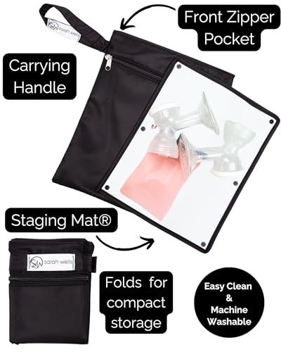 image for Sarah Wells Pumparoo Wet Dry Bag for Breast Pump Parts – Compact Org