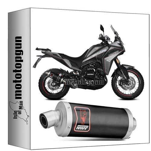 Pot echappement Moto Morini X-Cape mivv acier noir pour vos roadtrips