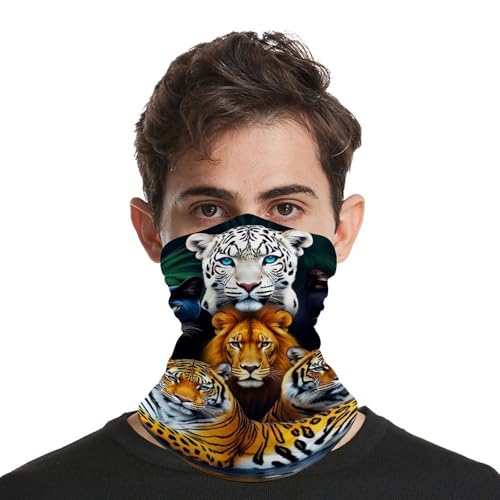 Face Mask Scarf, Sun Protection Face Cover Bandanas Seamless Balaclava Headwear for Fishing Hiking Cycling4