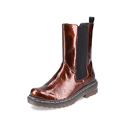 Rieker Dam Chelsea Boots 76280, dam ankelstövlar, Brun 25, 39 EU