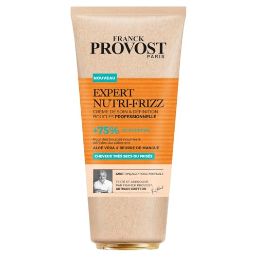 Crème Nutri-anti-Frizz Franck Provost cheveux doux aloé vera beurre de mangue lot de 3