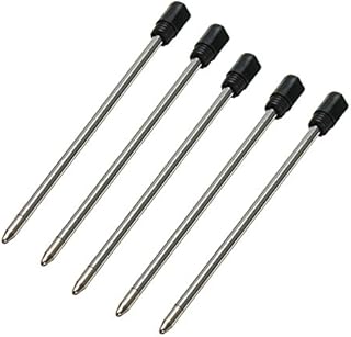 10 x 2.75" Black Ballpoint Pen Refills for Swarovski Pens, 7cm Black Ink Refills Compatible with Swarovski Crystal Element and Diamond Crystal Stylus Ballpoint Pens (10)