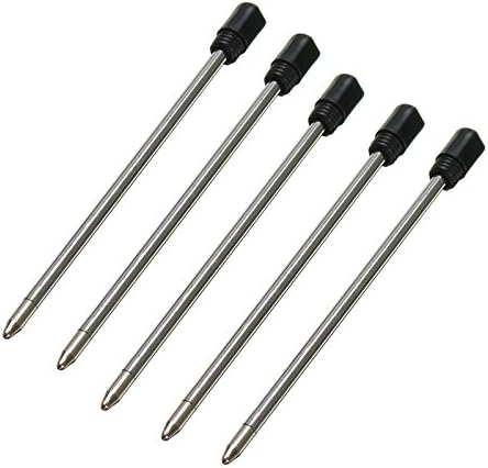 10 x 2.75" Black Ballpoint Pen Refills for Swarovski Pens, 7cm Black Ink Refills Compatible with Swarovski Crystal Element and Diamond Crystal Stylus Ballpoint Pens (10)