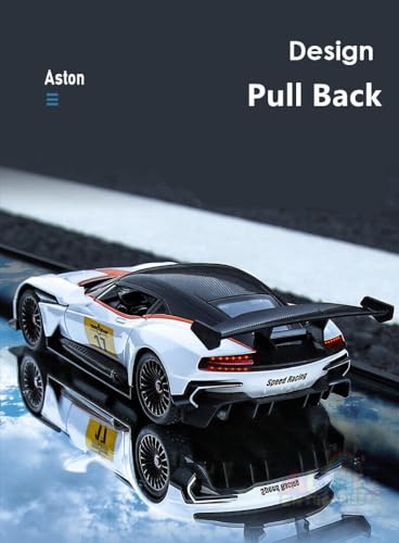 Image of Alokik Enterprise Simulation Alloy Inertial Car Model Children'S Toy 1:22 Aston Marttin Gt Alloy Diecast Model Sound Light Pull Back Collection Kids Toys Gifts?Color As Per Stock?