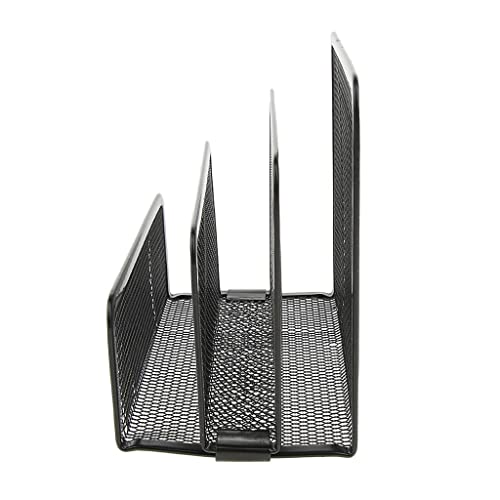 Support métallique compact range-documents mini et tri-lettres de table