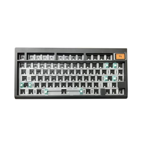 Kit clavier mécanique GMK81 custom Hot Swap Bluetooth VIA châssis noir pour switchs 3/5 broches