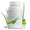 AloeCure Aloe Vera Capsules, Made with Organic Aloe Vera to Gently Support Gut Health & Digestive Comfort, Stomach Acid Buffer, Natural Immune Supplement, Aloin Free, 60 Ct, 300mg Capsules