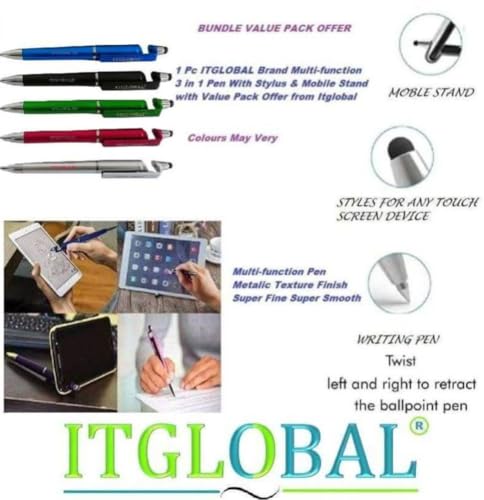 Image of Value Pack Combo OG X4E75A Black Printhead for HP 200 500 610 650 660 670 700 6000 7000 7300 & 7600 Series Printer with 3in1 Multi-Function Mobile Stand, Stylus, Rotating Ballpoint Pen