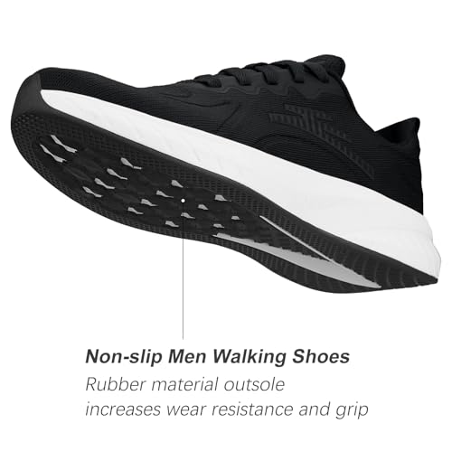Image of Running Shoes for Men, Comfort Non Slip Mens Walking Shoes | Breathable, Lightweight, Wide, Cushioned, for Work Gym Jogging Athletic Sports Daily