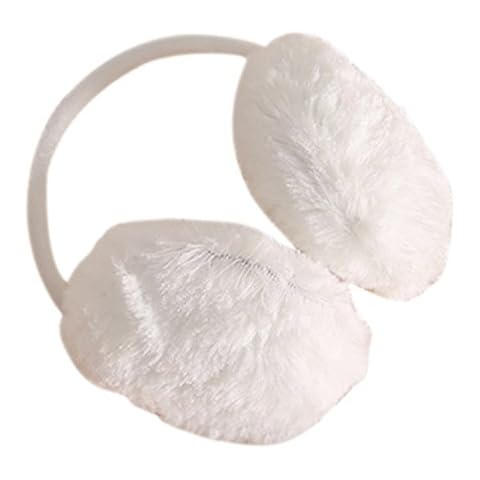 Bodhi2000® Soft Plush Faux Fur Warm Winter Earmuffs Ear Pad Back Wear Warmers Cover