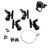 cantilever bremsen richtig einstellen  Fahrrad Alu Alhonga Canti-/Cross-Bremsen-Set VR/HR - in schwarz inkl. 1 x Fahrradklingel