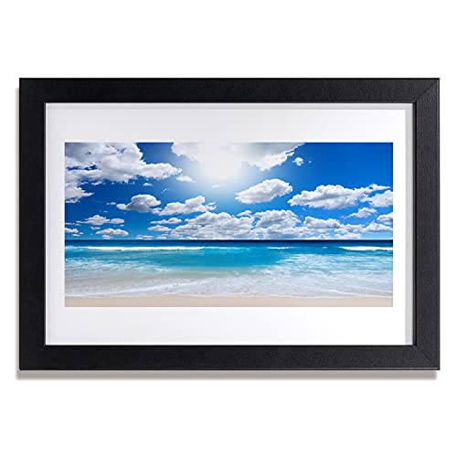 Paysage de nuages de mer affiche encadrée Tulup 30x20 cm pour une ambiance zen dans le salon