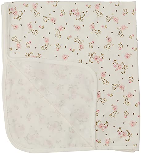 Image of Little Me baby girls nursery swaddling blankets, Vintage Rose, One Size US