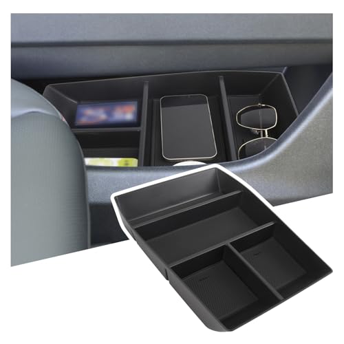 Sinminou Lower Center Console Organizer Tray Compatible with 2024 2025 2026 Chevy Traverse Interior Accessories, Armrest Bottom Tray Storage Box for Cell Phone and Vehicle Key