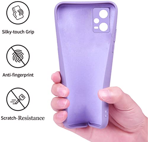 Image of A rtistque Back Cover Case for Mi Redmi Note 12 5G / Poco X5 with Camera Protection | Shockproof TPU|Stylish Protective Design|Slim Fit|Ultra Matte| Redmi Note 12 5G / Poco X5 5G Back Cover - Purple