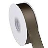 ITIsparkle 1" Inch Double Faced Satin Ribbon 50 Yards-Roll Set for Gift Wrapping Scrap Books Party Favor Hair Braids Baby Shower Decoration Floral Arrangement Craft Supplies, Dark Olive Ribbon #3