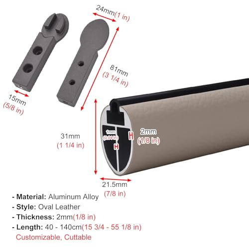 Set de almacenamiento de ropa duradera de aluminio con colgilla ovalada de 60 cm de dormitorio 6