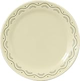 山加商店 皿 小皿 プレート ケーキ皿 パン皿 電子レンジ対応 食洗器対応 16cm komon 青海波 クリーム色 ベージュ 美濃焼 日本製 YMK81-318