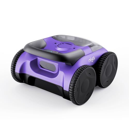 Niya Sonar 20 Cordless Robotic Pool Cleaner from The Creators of Dolphin, Ideal for Above/Inground Pools, up to 26 FT in Length, Floor Cleaning Only