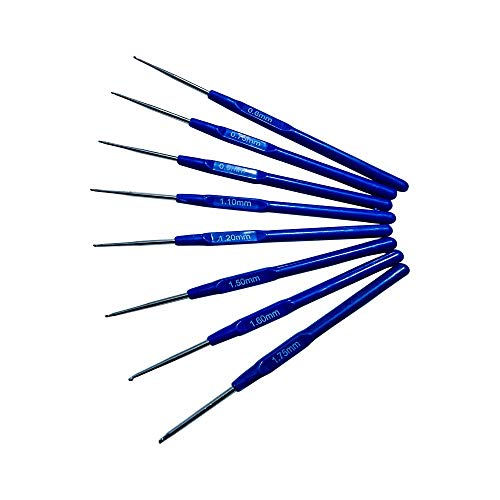 Kit De Crochê Com agulhas cabo soft + agulhas cabo plastico + Faz Pompom + Estojo