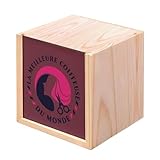 Ajoutez une touche rustique à vos besoins de rangement avec cette boîte en bois couleur sapin clair