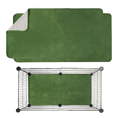 Guinea Pig Bedding Fleece Cage Liner C&C 2x1,Guinea Pig Fleece Blanket Cage Liner 14x28 (c&c 2x1 (2PCS))