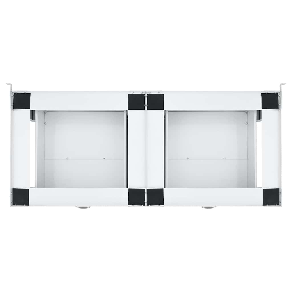 vidaXL Pedestal para Lavadora Doble con cajones Blanco