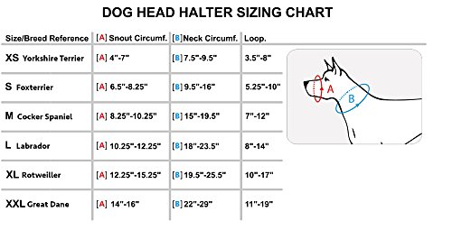 Dog Head Collar Halter Red 6 Sizes (M: 8.25"-10.25" Snout) - Thumbnail 4