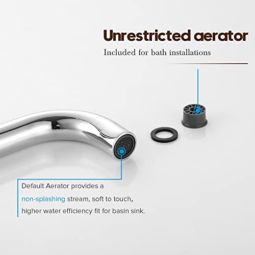 image for Decaura Bathroom Wall Sink Tap Set Basin Bath Spout Vanity Spa Bathtub