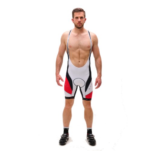 LOOK Ultra Bib Short X-Large White/Red